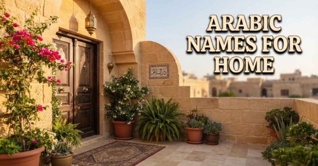 _Arabic Names for Home
