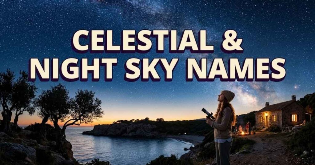 Celestial & Night Sky Names