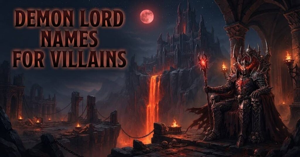 Demon Lord Names for Villains