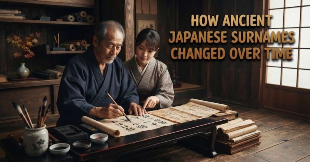 How Ancient Japanese Surnames Changed Over Time