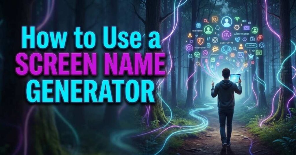_How to Use a Screen Name Generator
