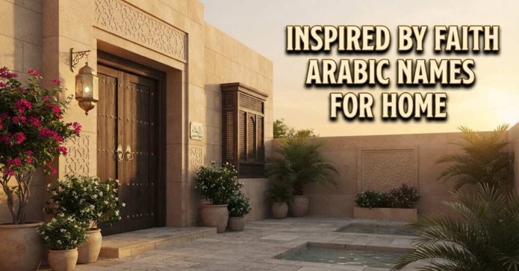 _Inspired by Faith Arabic Names for Home