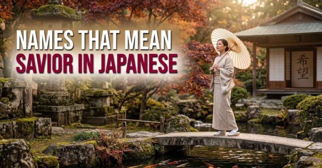 _Names that Mean Savior in Japanese