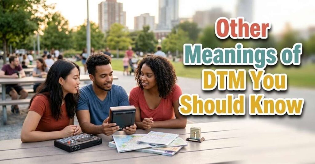 How to Use DTM in a Sentence (with Real Examples)
