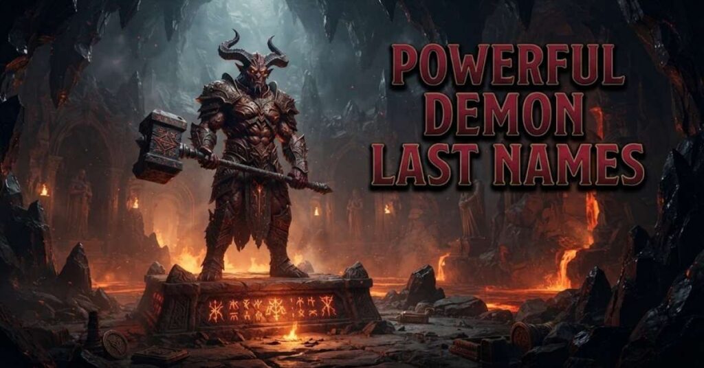 Powerful Demon Last Names