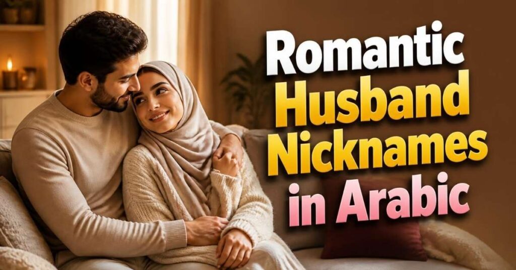 Romantic Husband Nicknames in Arabic