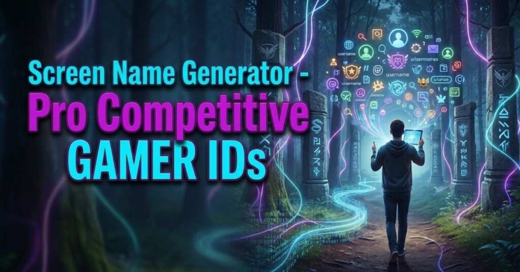 Screen Name Generator – Pro Competitive Gamer IDs