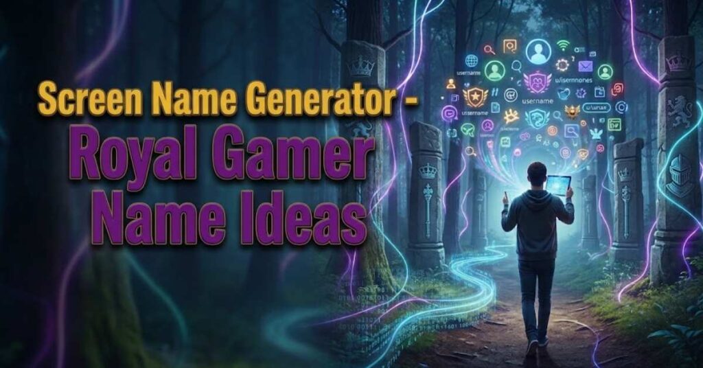 _Screen Name Generator – Royal Gamer Name Ideas