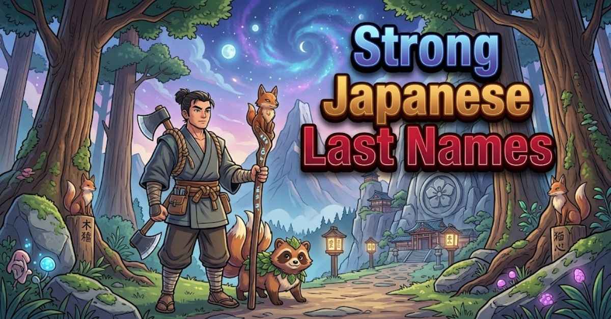 Japan Guild Names Strong Japanese Last Names: 170+ Powerful Surnames - My Blog
