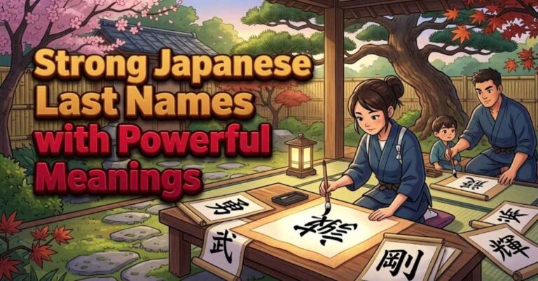 Japan Guild Names Strong Japanese Last Names: 170+ Powerful Surnames - My Blog