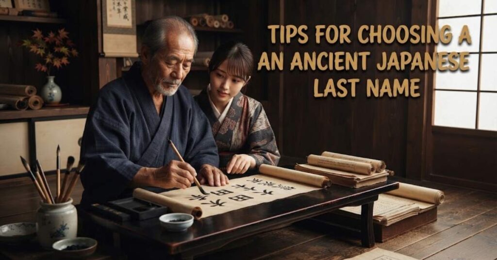 Tips for Choosing an Ancient Japanese Last Name