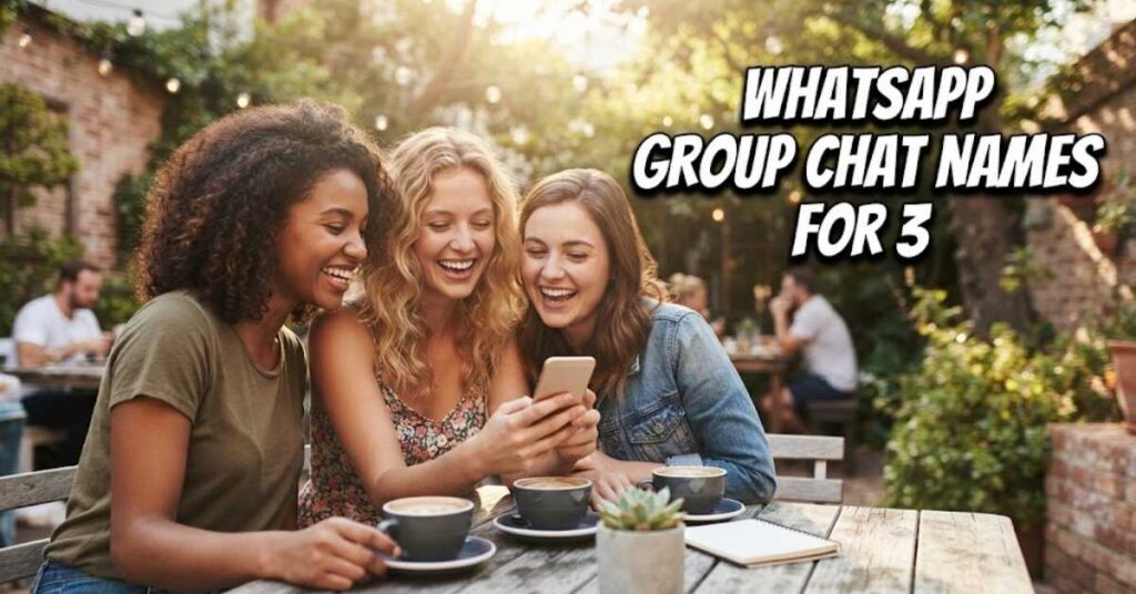 WhatsApp Group Chat Names for 3